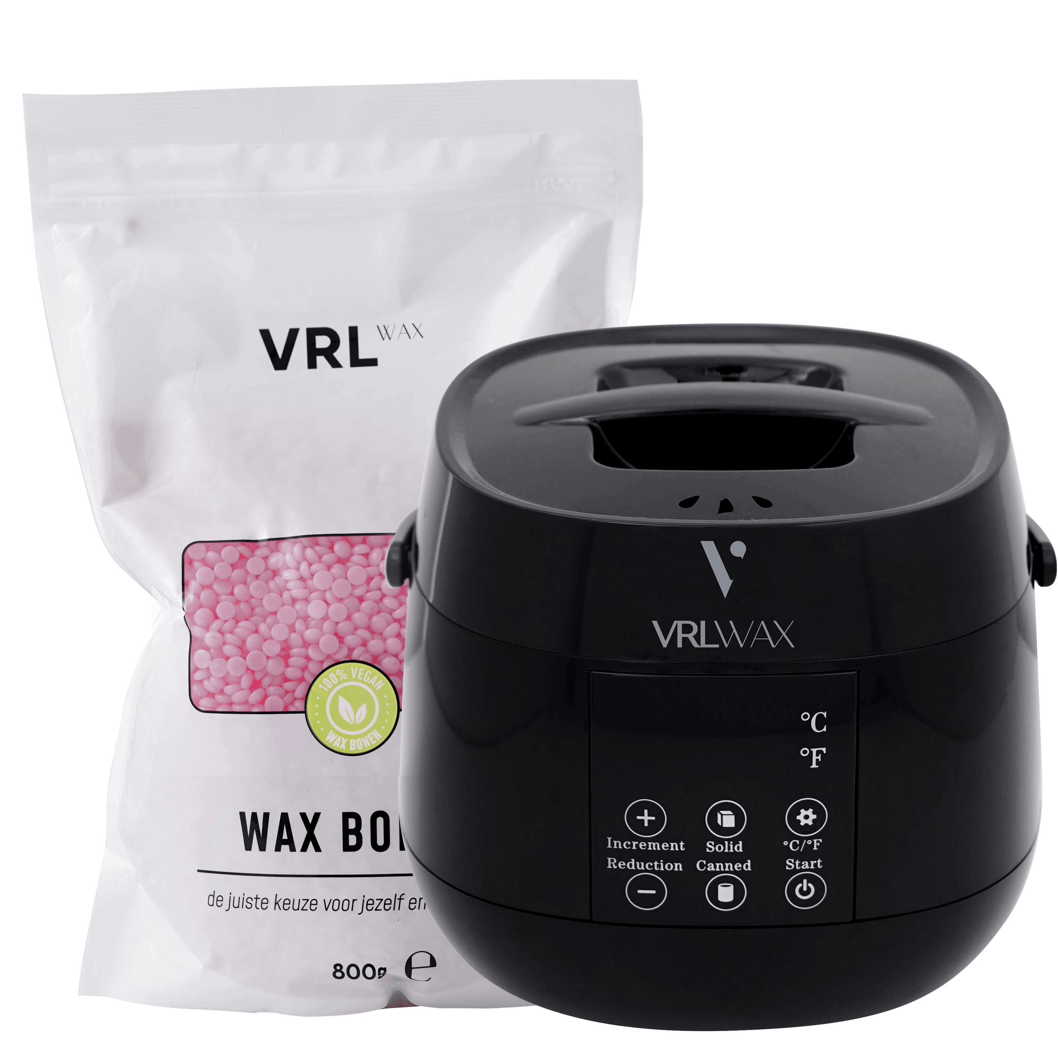 VRL Smart Wax Hair Removal Kit - Includes Crystal Orange Wax Beans - VRL WAX